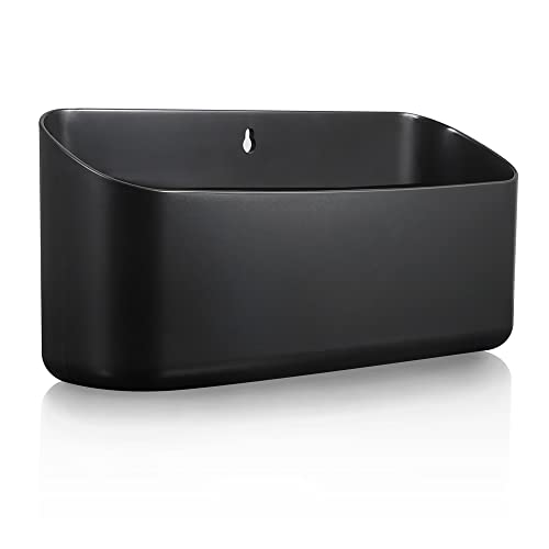 Picowe Magnetic Laundry Storage, Large Lint Holder Bin for Laundry Room, Space-Saving Trash Container Hanging on Dryer, Washer or Wall Mount Trash Bin, M - Black - size: M - Black