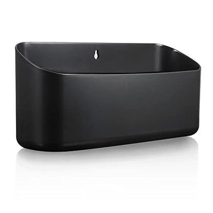Picowe Magnetic Laundry Storage, Large Lint Holder Bin for Laundry Room, Space-Saving Trash Container Hanging on Dryer, Washer or Wall Mount Trash Bin, M - Black - size: M - Black