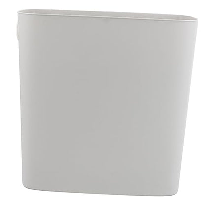 Narrow Plastic Garbage Can for Bathroom Bedroom Kitchen Office Space Saving Multi Function Trash Bin with Modern Design for Compact Areas