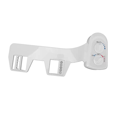 Toilet Bidet Double Knob Movable Nozzle NonElectric SelfCleaning Bidet Attachment for Home Bathroom