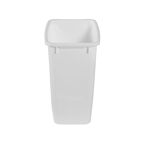 Rubbermaid 21 Quart Traditional Open Top Waste Basket Indoor Trash Bin Container for Bathrooms and Other Indoor Spaces, White