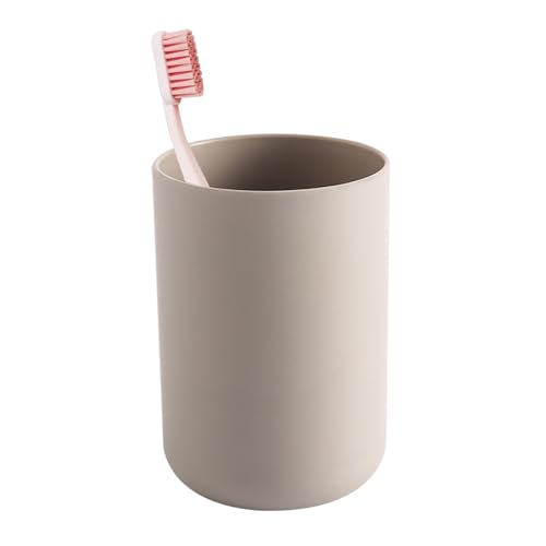 300ml Bathroom Cup, Wall Mounted Toothbrush Holders Reusable Water Cup Drinking Cups for Home Travel Bathroom Accessories (Coffee) - color: Coffee