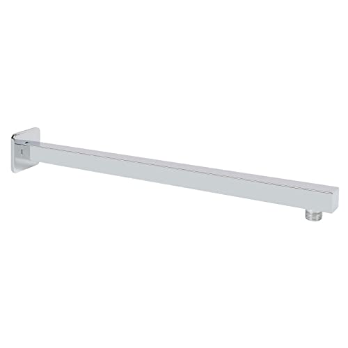 Shower Arm, Rain Shower Head Extension Extender, With Flange and Teflon Tape, Made of Thicken Stainless Steel for Bathroom Rainfall Shower (20 Inch, Chrome) - color: Chrome, style: 20 Inch