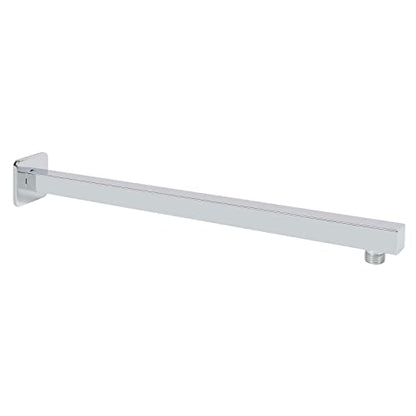 Shower Arm, Rain Shower Head Extension Extender, With Flange and Teflon Tape, Made of Thicken Stainless Steel for Bathroom Rainfall Shower (20 Inch, Chrome) - color: Chrome, style: 20 Inch