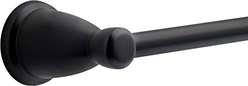 Franklin Brass 5-Piece Matte Black Bathroom Set (2) Towel Racks, Ring, Toilet Paper Holder, Hook | Kinla Bath Accessories - color: Matte Black, style: 5-Piece Bath Accessory Set
