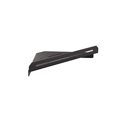 Seachrome Corner Shower Shelf in a Matte Black Finish - color: Matte Black