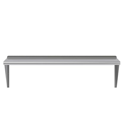AmGood 48" Long X 18" Deep Stainless Steel Wall Shelf | NSF Certified | Appliance & Equipment Metal Shelving | Kitchen, Restaurant, Garage, Laundry, Utility Room - size: 48" Long X 18" Deep