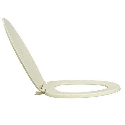 Centoco Elongated Toilet Seat, Residential, Top Mount Plastic Hinge, Bone | Plastic, Closed Front, Cover, Made in the USA, 600-106 - color: Bone, size: Elongated, style: Closed Front / Made in the USA