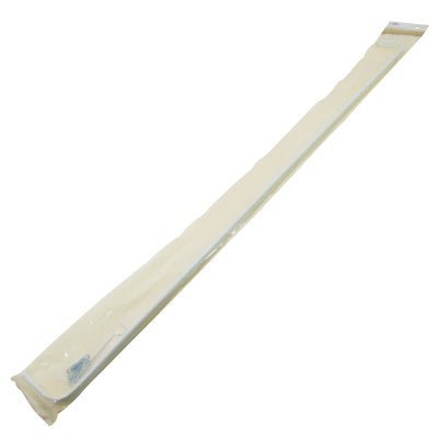 Graber Single Standard Lock Seam Curtain Rod, 48 to 84-Inch Adjustable Width, 3 1/2-Inch Projection, White