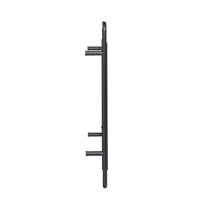 Swiss Madison Ivy 8-Bar Electric Towel Warmer Heated Towel Racks for Bathroom in Matte Black - color: Black