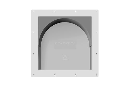 USA - Ready for Tile Niche Preformed Bathroom Recess It Shower Shampoo Shelf (14" X 14" Arch)