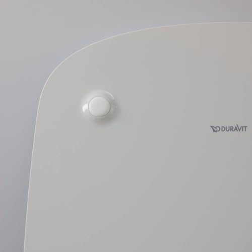 Duravit DuraStyle Elongated Toilet seat White High Gloss, Slow Closing, Stainless Steel Hinges
