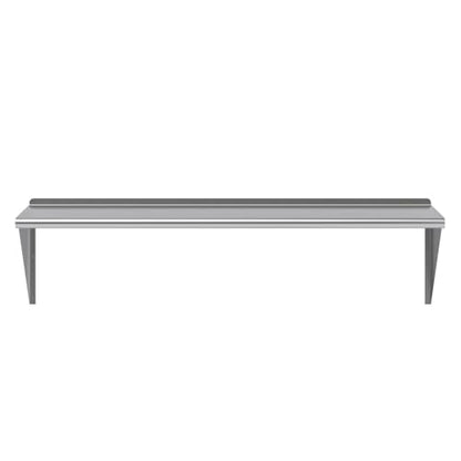 AmGood 24 in. x 60 in. Stainless Steel Wall Shelf | NSF | Metal Shelving | Garage, Laundry, Storage, Utility Room | Restaurant, Commercial Kitchen - size: 24 in. x 60 in.