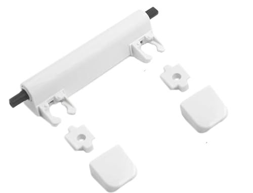Toilet Seat Parts, Toilet Cover Repair Kit 1150464-0/1109093-0 Hinge Kit Hinges Assembly for Elongated Toilet Seat Compatible with Kohler