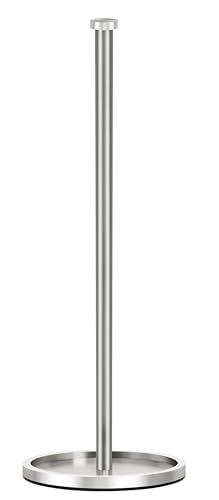 Toilet Paper Holder Stand with Reserve Function, Brushed Nickel Toilet Roll Holder Free Standing, Toilets Paper Storage Stand for 5 Rolls of Toilets Papers，Modern Design - color: Brush Nickel