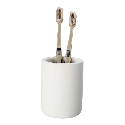 Drying Stone Toothbrush Holders, Diatomite Quick Drying Electric Toothbrush Organizer for Bathroom, Beige - color: Beige