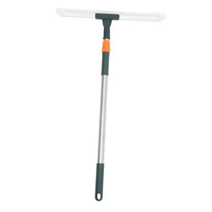 PRETYZOOM Silicone Squeegee Long Handle 36cm Adjustable Shower and Floor Cleaning Tool Waterproof and Scratch-Resistant for Bathroom Kitchen and Tile Use