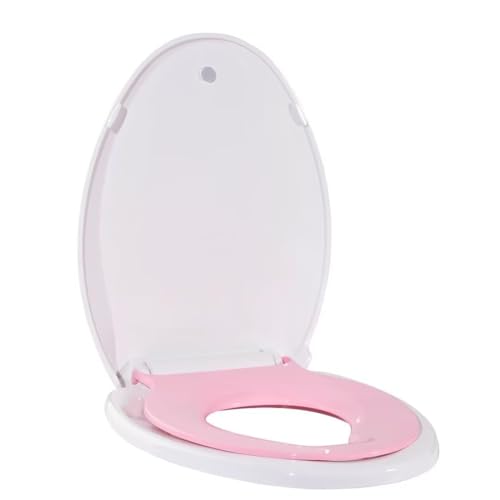 Toilet Seat Elongated White Flat Toilet Seat Cover with Quick Release Easy Clean Hinges, Comfortable Fit for Standard Toilets, Perfect for Home Bathroom Upgrades, Apartments and Guest Restrooms - size: Elongated
