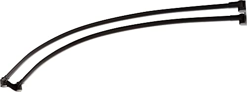 Signature Hardware 466778 60" Curved Brass Shower Rod - color: Chrome