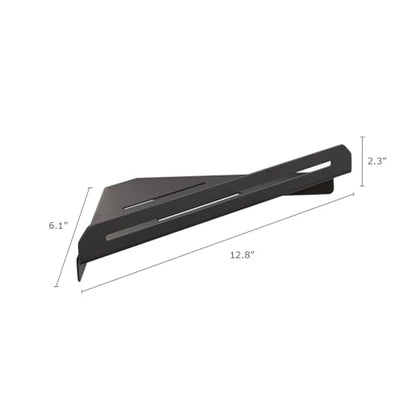 Seachrome Corner Shower Shelf in a Matte Black Finish - color: Matte Black