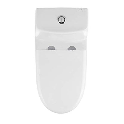 Ivy One-Piece Toilet, 10" Rough-in 1.1/1.6 gpf - color: Glossy White, size: 10" Rough-in