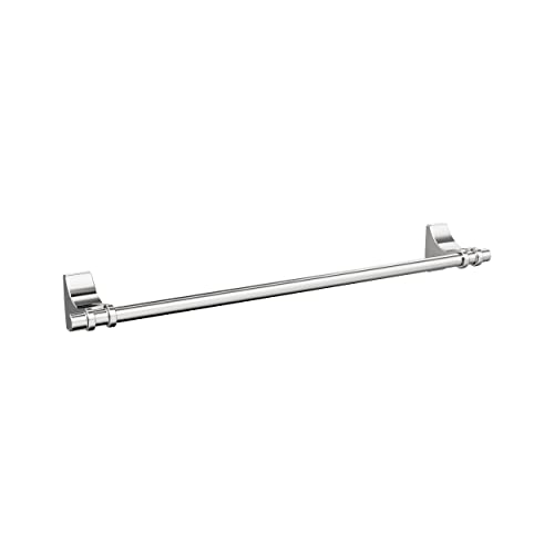 Amerock BH3605326 | Chrome Towel Bar | 18 inch (457 mm) Center-to-Center Towel Rack | Davenport | Bathroom Towel Holder | Bathroom Hardware | Bath Accessories - color: Chrome, size: 18 Inch (457 mm)