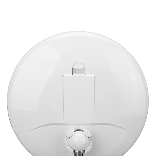 Asixxsix Lighted Makeup Mirror, 10X Magnification LED Fill Light Magnifying Mirror Vanity with Flexible Gooseneck for Bathroom Suction Cup Installation Portable Design
