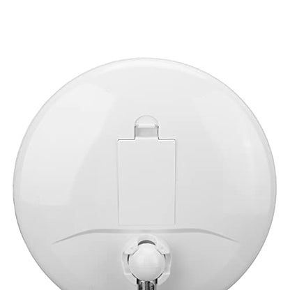 360° Swivel Magnifying Mirror, Battery Operated 10X Magnification Flexible Cordless Goose Neck LED Fill Light Suction Cup, Adjustable Gooseneck for Home Office Travel Makeup