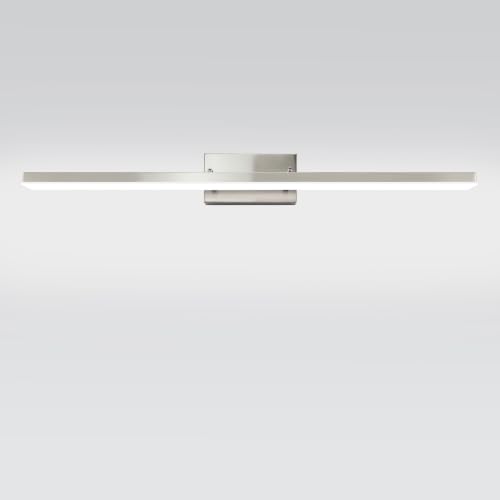 36 Inch LED Bathroom Vanity Light, Dimmable 36W 6000K Cool White | Brushed Nickel Over Mirror Light Fixture, Modern Wall Sconce, Relaxing Makeup Vanity Lighting - color: Cold White, size: 36 inch