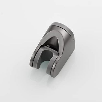 Adjustable Wall Mount Shower Holder Plastic Shower Head Bracket for Handheld Showerhead, Gun Black, ST01GR - style: Gun Black