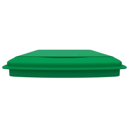 Rev-A-Shelf 50 Qt Under Sink Garbage Can Lid for Base Kitchen and Bathroom Cabinet, Replacement Plastic Trash Bin Lid Only, Green, RV-50-LID-G-1-40 - color: Green, size: 50 QT
