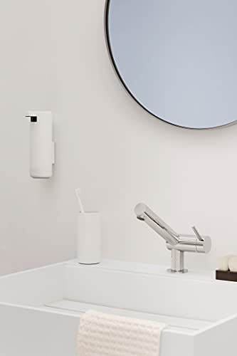 blomus MODO Wall Mounted Soap Dispenser White Ti Coated - 6oz - color: White Titanium Coated