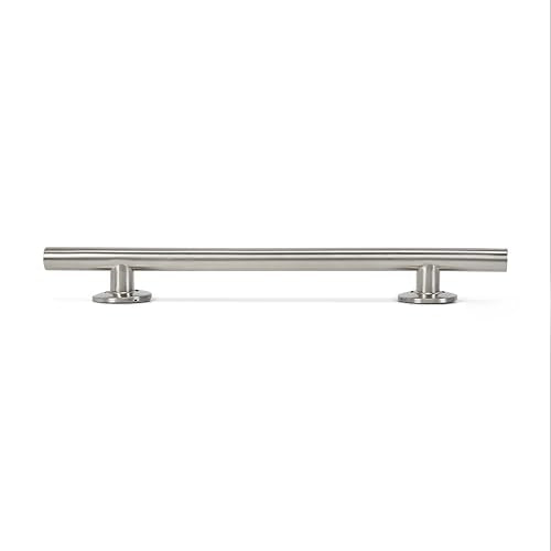 Seachrome 18 inch Bathroom Wave Grab Bar Satin Finish - color: Satin, size: 18