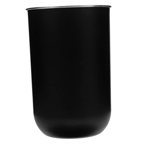 Luxshiny Portable Stainless Steel Mouthwash Cup for Double Rinse Cup Stackable Toothbrush Holder for Bathroom Lightweight and Storage
