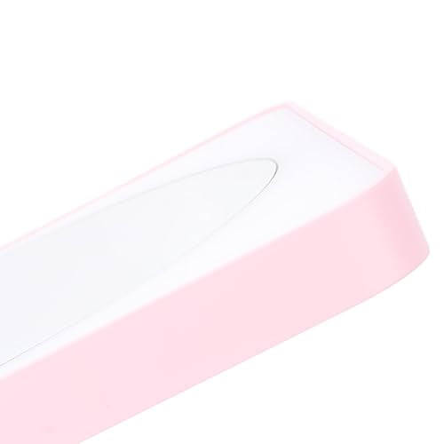 Yosoo 30x Magnifying Mirror with Light, Large 6' Lighted 30x Magnified Mirror with Suction Cups & Table Stand, Lighted Makeup Mirror with 12 Brightness Levels, 360° Rotation (Pink - color: Pink Silver