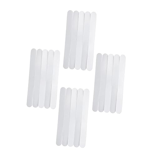 POPETPOP 4 Sets Strong Adhesive Slip Bathroom Strips Non Skid Tape for Floors Stairs and Bathtubs Safety for Preventing Slips and Falls