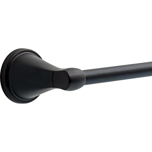 Delta Faucet Becker (1-Pack) 24" Bathroom Towel Rack/Bar, Matte Black, Wall Mounted BCK24-MB - color: Matte Black