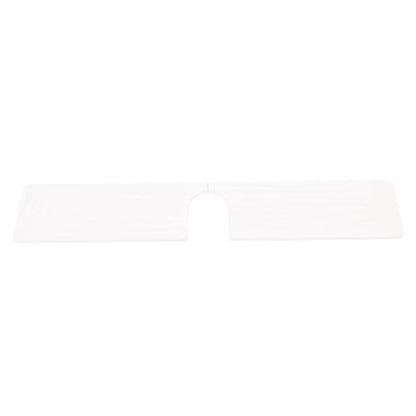 Quick Dry Porous Diatomite Faucet Mat for Kitchen Bathroom Countertop Protector with Non-Slip Feet 23.6x3.9 Inches (White) - color: White