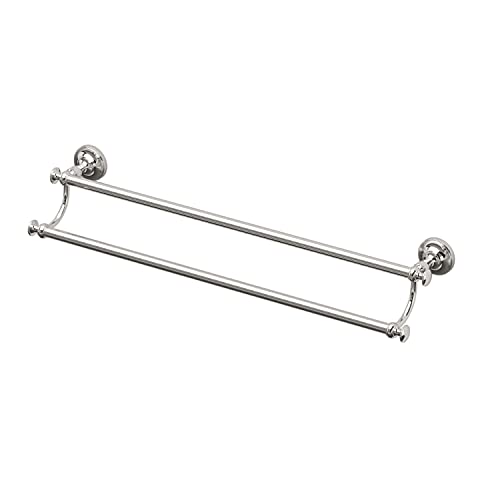 Gatco 4124 Tavern, Double Towel Bar, 24”, Polished Nickel - color: Polished Nickel