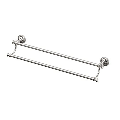 Gatco 4124 Tavern, Double Towel Bar, 24”, Polished Nickel - color: Polished Nickel