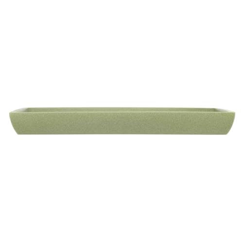 Avanti Linens - Vanity Tray, Resin Countertop Accessories, Guest Bathroom Essentials (Stratford Collection, Green) - size: 10.3" x 5.5" x 1.2"