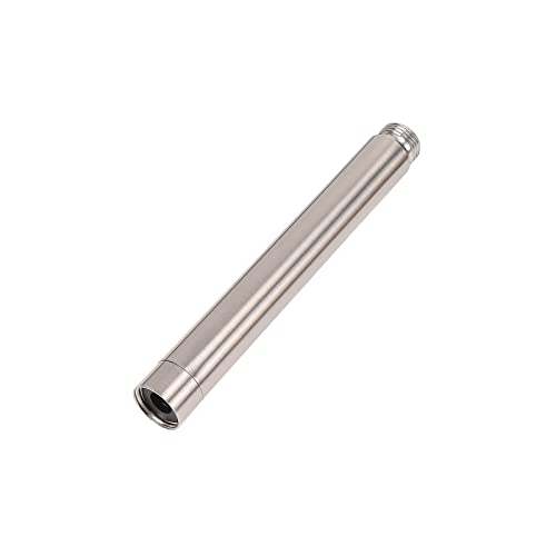 Shower Head Extension Arm, Shower Extender Water Outlet- Lowers Existing, Shower Pipe Extension for Bathroom, Made of Solid Metal Stainless Steel(6 Inch, Brushed Nickel) - color: Brushed Nickel, style: 6 Inch