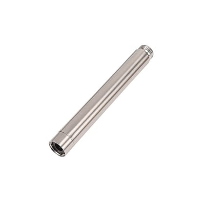 Shower Head Extension Arm, Shower Extender Water Outlet- Lowers Existing, Shower Pipe Extension for Bathroom, Made of Solid Metal Stainless Steel(6 Inch, Brushed Nickel) - color: Brushed Nickel, style: 6 Inch