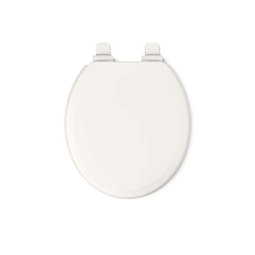 " KOHLER 20455-96 Ridgewood Round Soft Close Toilet Seat, Quiet-Close, Wood Toilet Seat, Home Essentials, Biscuit" - color: Biscuit