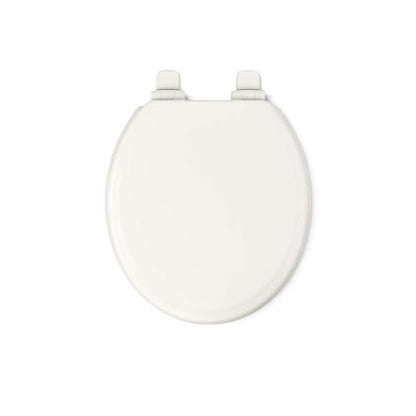 " KOHLER 20455-96 Ridgewood Round Soft Close Toilet Seat, Quiet-Close, Wood Toilet Seat, Home Essentials, Biscuit" - color: Biscuit