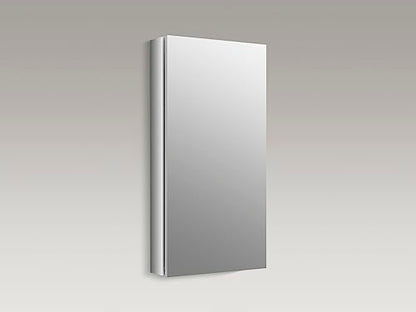 KOHLER 99001-NA Verdera 15" W x 30" H Bathroom Medicine Cabinet with Magnifying Mirror, Recessed or Surface Mount Bathroom Wall Cabinet, Slow-Close Doors - size: 15" W x 30" H, style: Magnifying Mirror + Slow Close