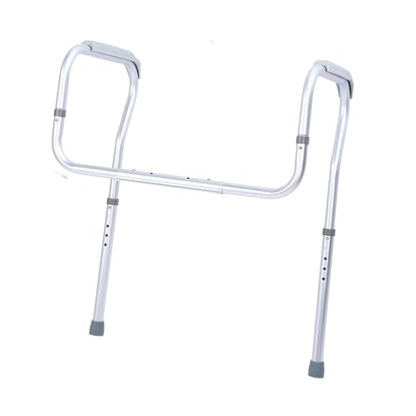 Aramox Bathroom Toilet Guardrail Aluminum Alloy Toilet Safety Frame 5 Level Height and Width Adjustable 220 Lb Support for Elderly Disabled Pregnant Women Recovery Use