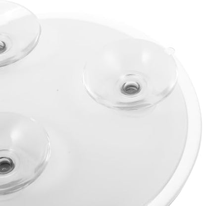 Luxshiny Magnifying Makeup Mirror with Suction Cup 162mm Round Vanity Mirror 20x Magnification for Bathroom and Travel Use