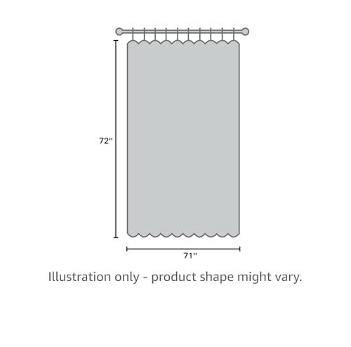 Barossa Design Clear Lavender Shower Curtain Liner Standard Size | Premium PEVA, PVC Free, Metal Grommets, Waterproof Lightweight Translucent Lavender Curtain with 3 Magnets for Bathroom - color: Clear Lavender, size: 72"W x 72"L (Pack of 1)