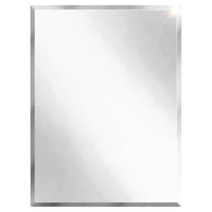 RecPro RV Medicine Cabinet, 16" x 22", White Mirror Cabinet, Made in USA